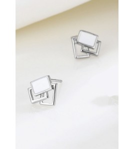 LDR24068 S925純銀潮流耳環