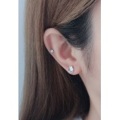 LDR24068 S925純銀潮流耳環