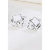 LDR24068 S925純銀潮流耳環