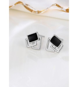 LDR24068 S925純銀潮流耳環