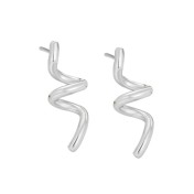 LDR24069 S925純銀潮流耳環