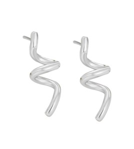 LDR24069 S925純銀潮流耳環