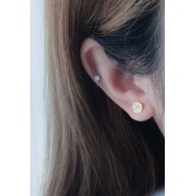 LDR24071 S925純銀潮流耳環