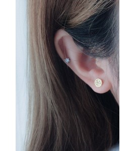 LDR24071 S925純銀潮流耳環