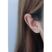 LDR24073 S925純銀潮流耳環