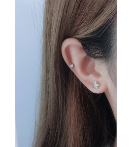 LDR24073 S925純銀潮流耳環