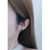 LDR24074 S925純銀潮流耳環