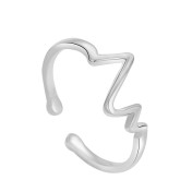 LDR24312 S925純銀電圖開口戒指