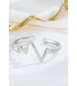 LDR24312 S925純銀電圖開口戒指