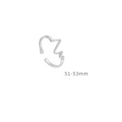 LDR24312 S925純銀電圖開口戒指