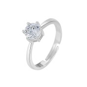 LDR24322 S925純銀復古斜紋開口戒指