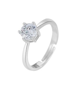 LDR24322 S925純銀復古斜紋開口戒指