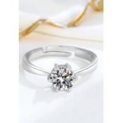 LDR24322 S925純銀復古斜紋開口戒指