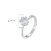 LDR24322 S925純銀復古斜紋開口戒指