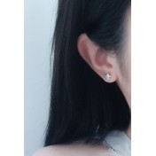 LDR24333 S925純銀時尚鋯石耳環