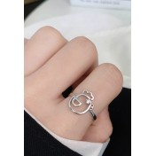 LDR24342 S925純銀可愛小雞開口戒指