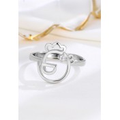 LDR24342 S925純銀可愛小雞開口戒指