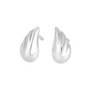 LDR24346 S925純銀簡約個性翅膀耳環