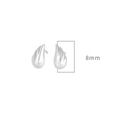 LDR24346 S925純銀簡約個性翅膀耳環