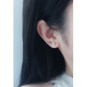 LDR24348 S925純銀簡約個性檸檬耳環