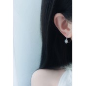 LDR24360 S925純銀惡魔之眼耳環