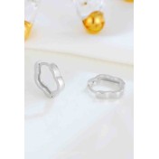 LDR24367 S925純銀花朵耳環