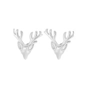 LDR24370 S925純銀小鹿耳環