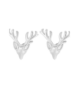 LDR24370 S925純銀小鹿耳環