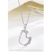 LDR24371 S925純銀韓版小雞項鍊款項鏈