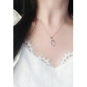 LDR24371 S925純銀韓版小雞項鍊款項鏈