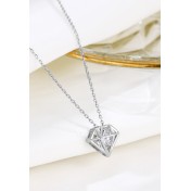 LDR24382 S925純銀超人鋯石項鏈