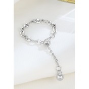 LDR24389 S925純銀簡約圓珠戒指