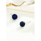 LDR24397-3 S925純銀藍沙石耳環