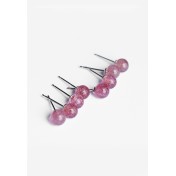 LDR24397-10 S925純銀草莓晶耳環