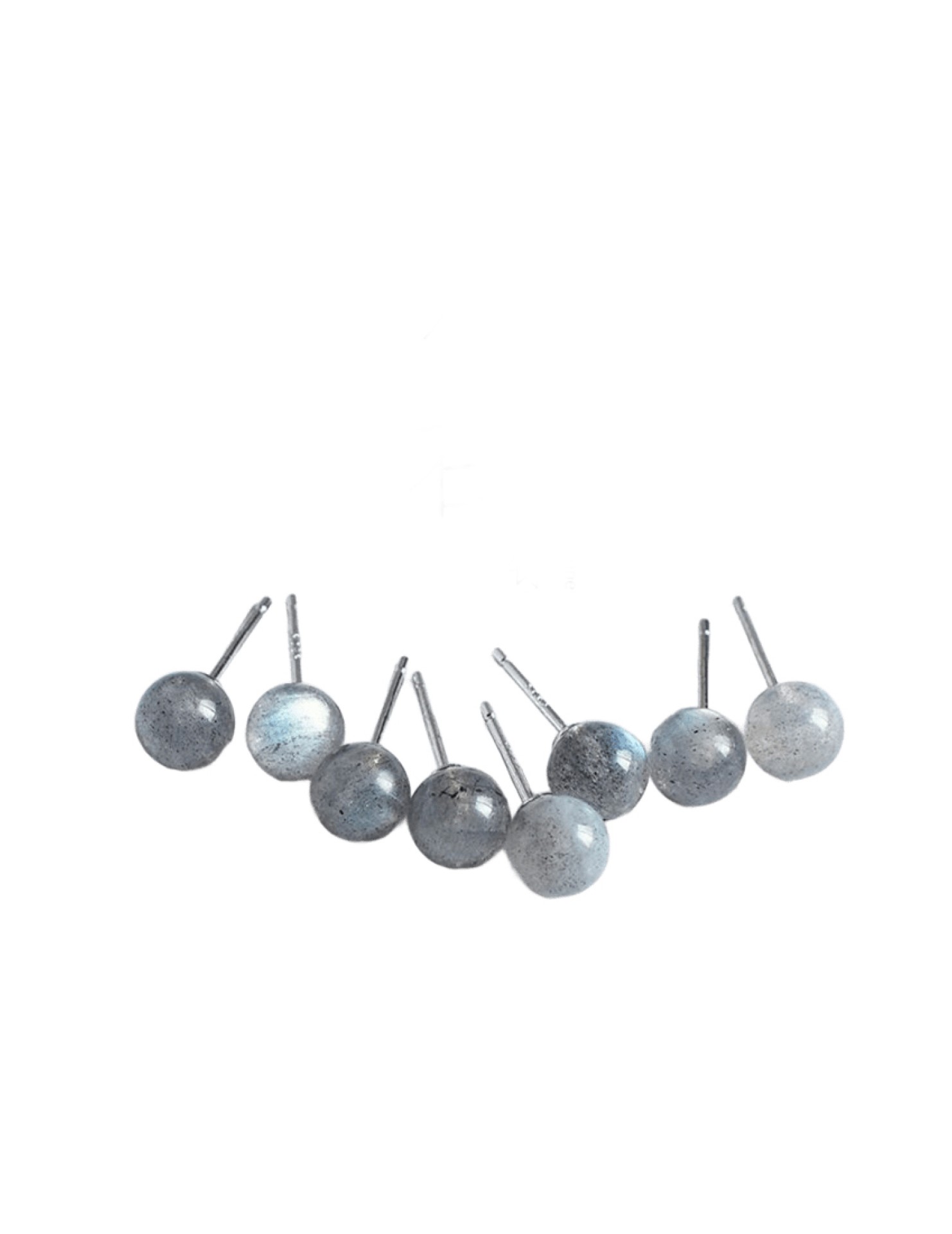 LDR24397-12 S925純銀月光石耳環