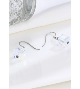 LDR24397-19 S925純銀水晶寶石耳環