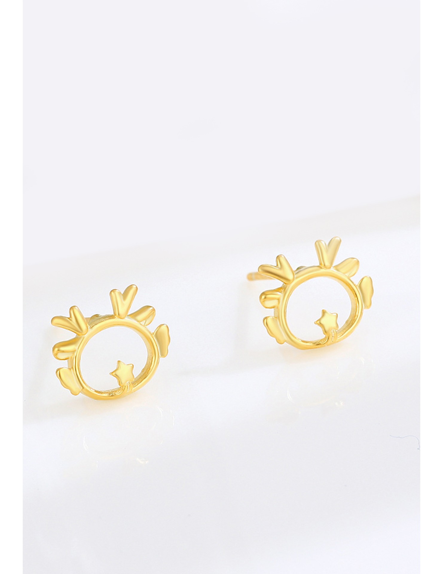 LDR24399 S925純銀生肖龍耳環