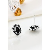 LDR24408 S925純銀雙環圓圈耳環