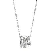 LDR24412 S925純銀三環圓圈項鏈