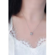 LDR24412 S925純銀三環圓圈項鏈