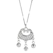 LDR24422 S925純銀平安鎖項鏈