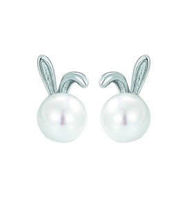 LDR4101 S925純銀兔子耳環