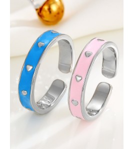 LDR4103 S925純銀愛心戒指