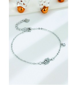 LDR4107 S925純銀五角星手鏈