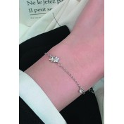 LDR4107 S925純銀五角星手鏈