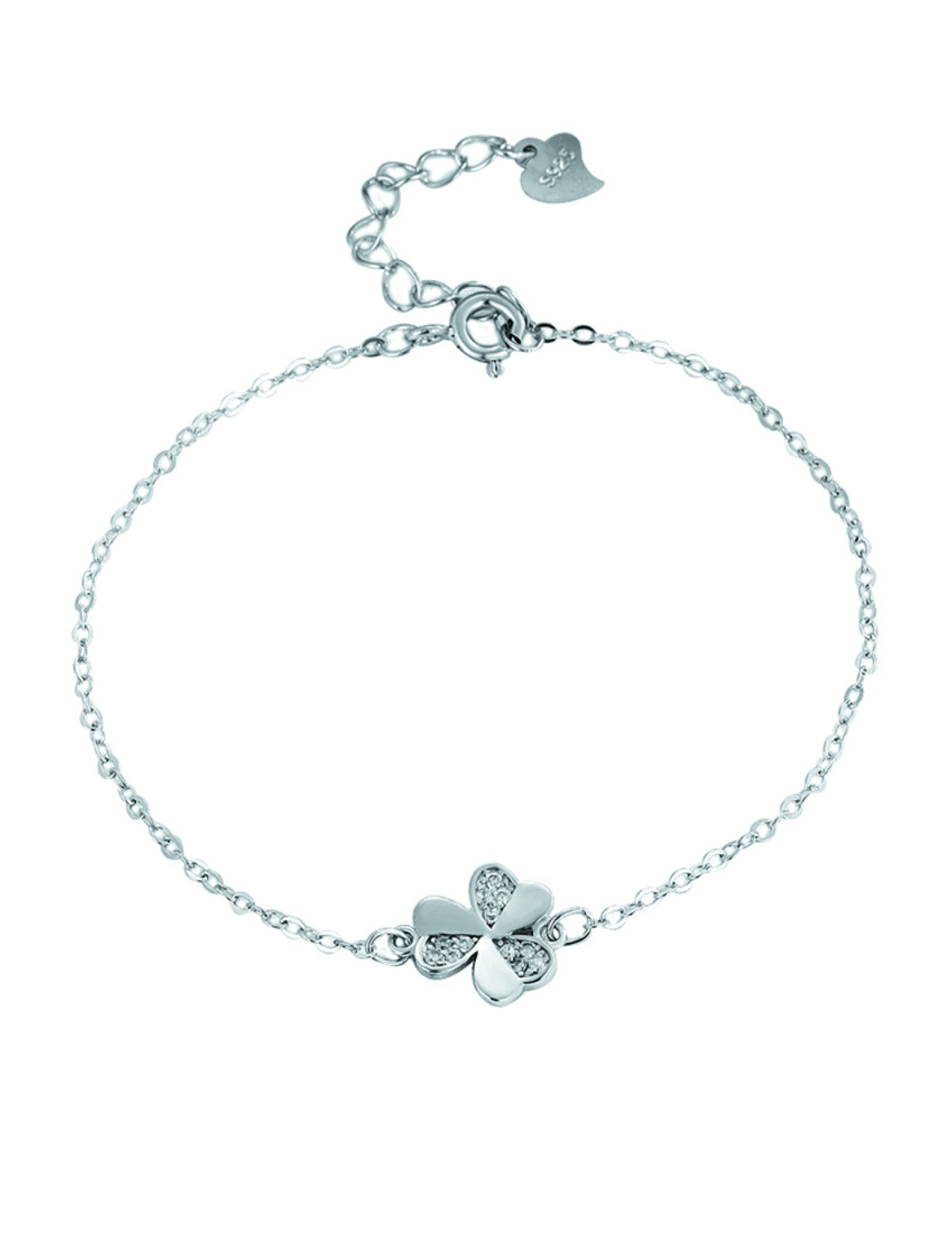 LDR4108 S925純銀三葉草手鏈