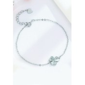 LDR4108 S925純銀三葉草手鏈