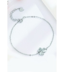 LDR4108 S925純銀三葉草手鏈