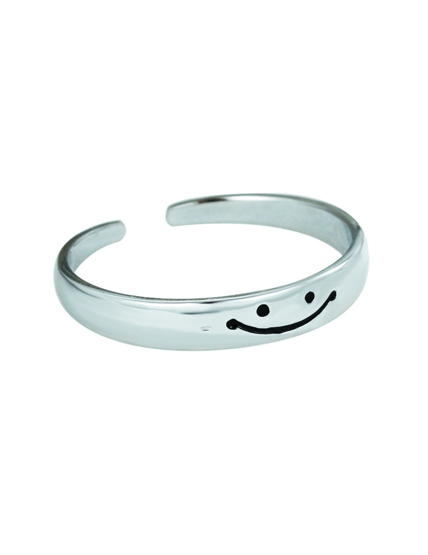 LDR4109 S925純銀笑臉戒指