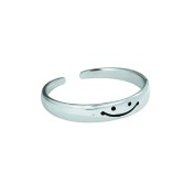 LDR4109 S925純銀笑臉戒指